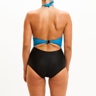 Jednodelni ženski kupaći kostim- 2TOP BLUE BLACK