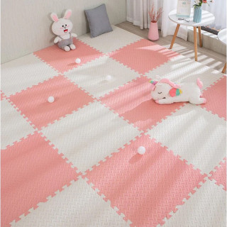 EVA kocke roze boje set od 4 kom - mekana podna podloga
