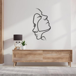 Art Face ornament - Umetnička zidna figura sa portretima