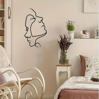 Art Face ornament - Umetnička zidna figura sa portretima