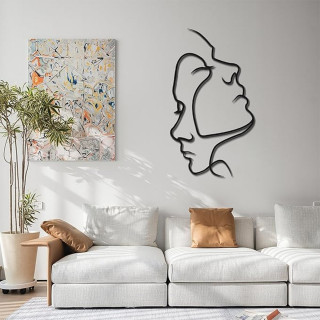 Art Face ornament - Umetnička zidna figura sa portretima