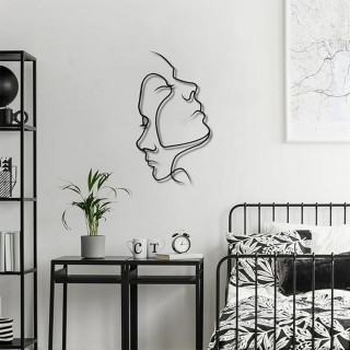 Art Face ornament - Umetnička zidna figura sa portretima