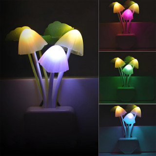 Svetlucave pečurke – Dekorativna lampa za utičnicu