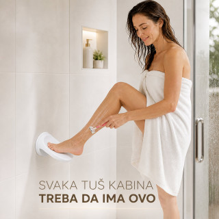 Oslonac za nogu u tuš kabini – za lakše brijanje i pranje stopala