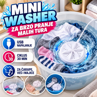 Mini Washer - Prenosiva centrifuga za pranje veša