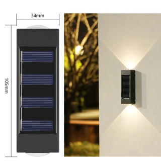 Set od 4 solarne lampe sa duplom rasvetom