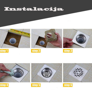 Metalna rešetka za odvod
