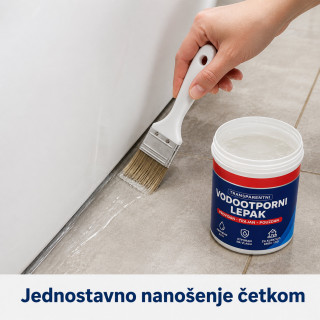 Transparentni vodootporni lepak za pukotine, pločice, beton, drvo i krov