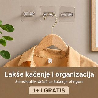 1+1 GRATIS Samolepljivi držač za kačenje ofingera