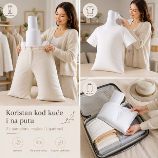 Brzi sušač odeće za fen – 2u1 kalup za majice i pantalone