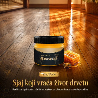 BEEWAX pčelinji vosak za drvo – obnova, sjaj i zaštita nameštaja