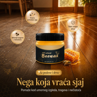 BEEWAX pčelinji vosak za drvo – obnova, sjaj i zaštita nameštaja