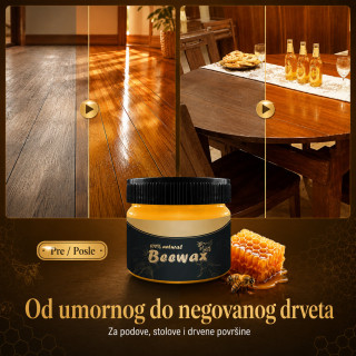 BEEWAX pčelinji vosak za drvo – obnova, sjaj i zaštita nameštaja