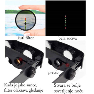 Teleskopske naočare za planinarenje i posmatranje