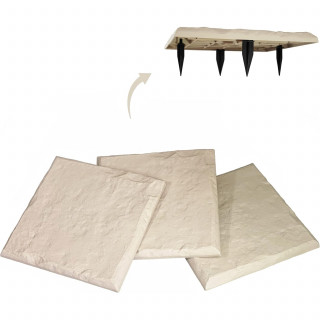 Ubodna PVC ploča za dvorište 40x40 cm - za stazu u imitaciji kamena