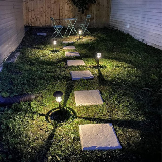 Ubodna PVC ploča za dvorište 40x40 cm - za stazu u imitaciji kamena