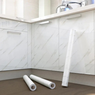 Sjajna vinil tapeta za nameštaj Marble dezen - 5m rolna