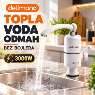 Delimano slavina sa instant grejačem – topla voda bez bojlera