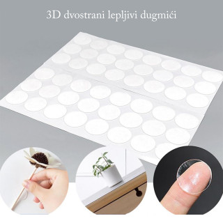 3D Dvostrani lepljivi kružići 