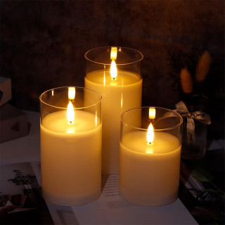 Candle harmony - Dekorativni set od 3 LED sveće na baterije