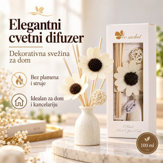 Elegantni cvetni difuzer za dom pun svežine