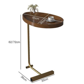 Gold Side C table - elegantni pomoćni stočić