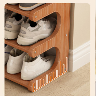 BAMBOO LINE - Vertikalni stalak-cipelarnik na 4 nivoa