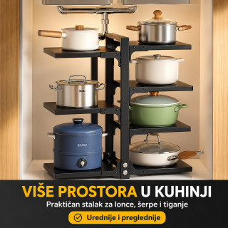VERTIKO Pot Stand - podesivi stalak za tiganje i šerpe