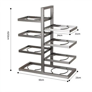 VERTIKO Pot Stand - podesivi stalak za tiganje i šerpe