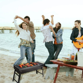 Sklopivi prenosivi roštilj za uživanje napolju