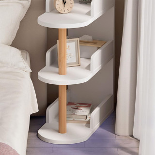 Moderna drvena polica na 4 nivoa