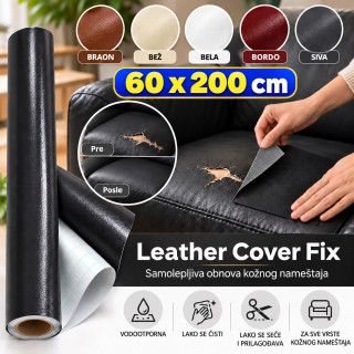 Leather Cover Fix - samolepljiva obnova kožnog nameštaja  60cm × 200cm