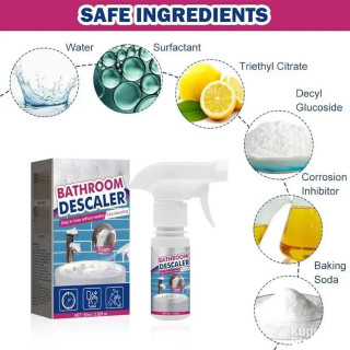 Prirodni čistač za kupatilo – snažna pena za uporne mrlje