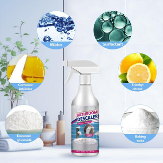 Prirodni čistač za kupatilo – snažna pena za uporne mrlje