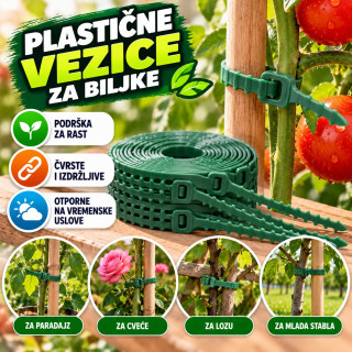 Plastične vezice za biljke