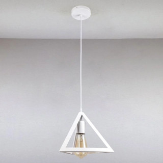 Triangle White - moderna metalna visilica trouglastog izgleda