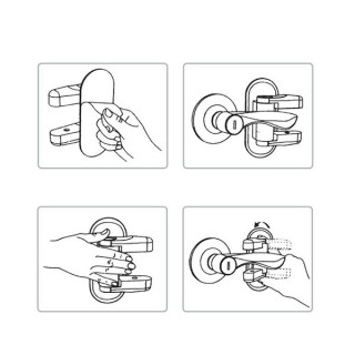 Door lever  lock - Praktična sigurnosna zaštita za vrata