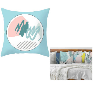 Blue Pattern Pillow - plavi dekorativni jastuk 