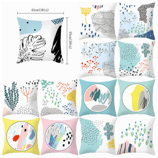 Blue Pattern Pillow - plavi dekorativni jastuk 
