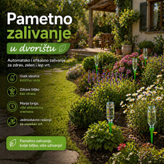 Pametna prskalica kap-po-kap 10 komada – Savršeno zalivanje bez muke i rasipanja vode