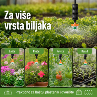 Viseća prskalica za navodnjavanje i orošavanje biljaka – za baštu, plastenik i dvorište