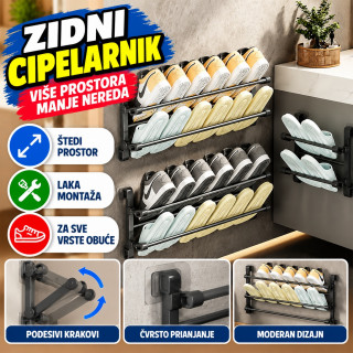 Zidni cipelarnik - Više prostora manje nereda