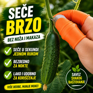 Silikonski zaštitni palac sa rezačem - Uberi i odseci u jednim potezu