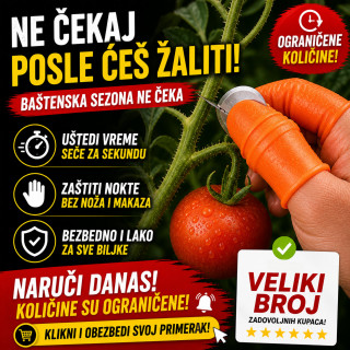 Silikonski zaštitni palac sa rezačem - Uberi i odseci u jednim potezu