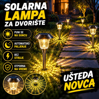 Solarna Lampa sa jakim zracima – Osvetlite dvorište bez struje