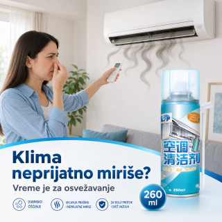 Sredstvo za čišćenje unutrašnje jedinice klime 260 ml u spreju