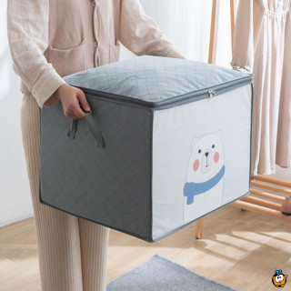Teddy Box - Kutija sa ručkama i rajsferšlusom za posteljinu i garderobu
