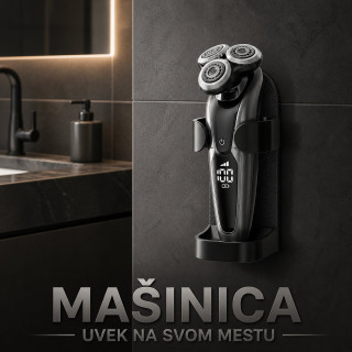 Držač za mašinicu za brijanje bez bušenja – Uvek na svom mestu