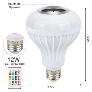 Smart bluetooth sijalica zvučnik + daljinski