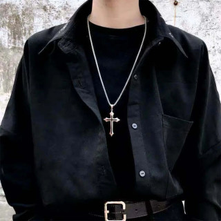 Black Cross - Ogrlica sa priveskom  krsta 